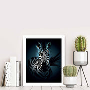 Quadro Decorativo MDF Emoldurado Multicolor BCT-071 - Arte Moderna para Decoração de Interiores 23,5x28,5cm