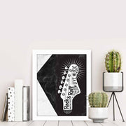 Quadro Decorativo MDF Emoldurado Multicolor BCT-076 - Arte Moderna para Decoração de Interiores 23,5x28,5cm