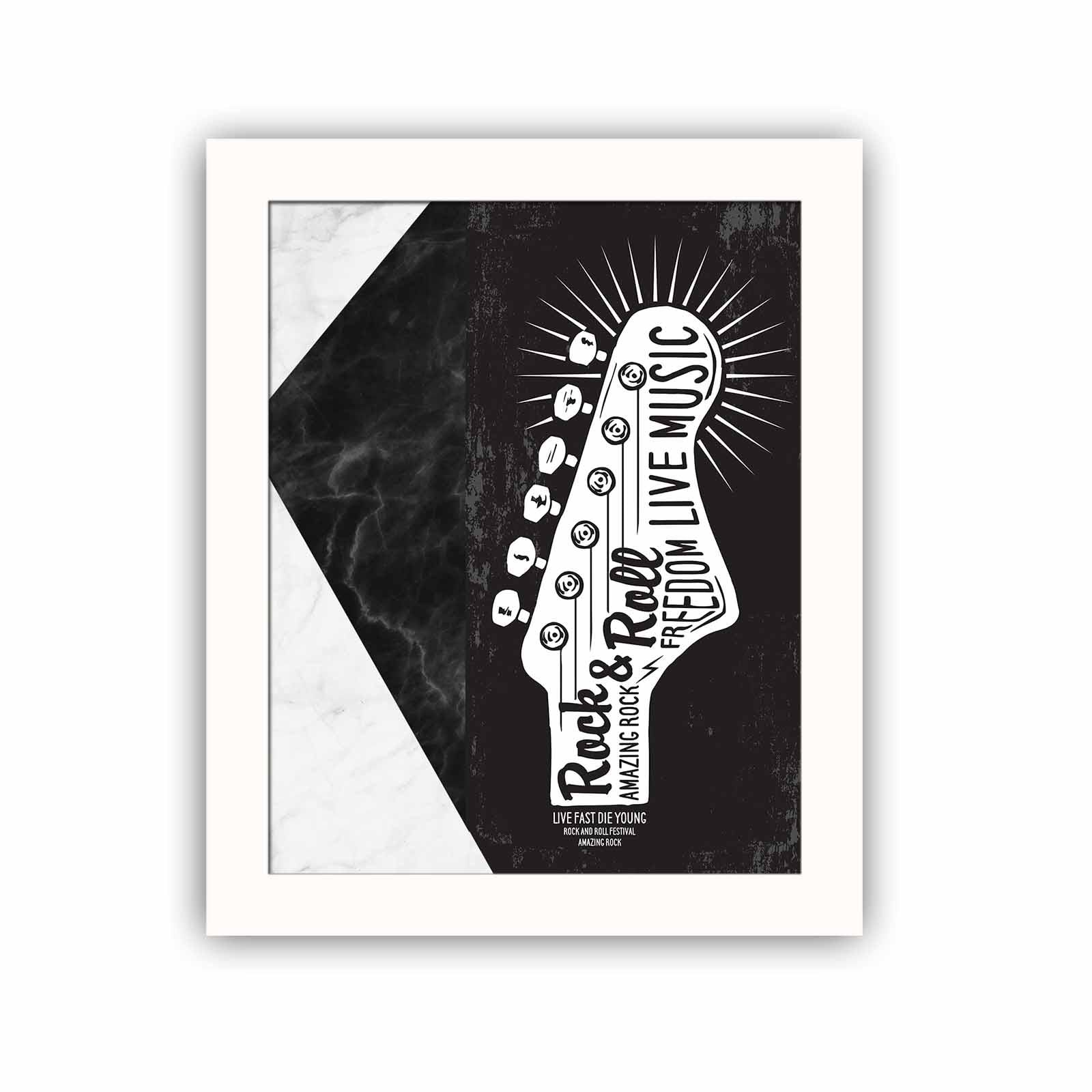 Quadro Decorativo MDF Emoldurado Multicolor BCT-076 - Arte Moderna para Decoração de Interiores 23,5x28,5cm