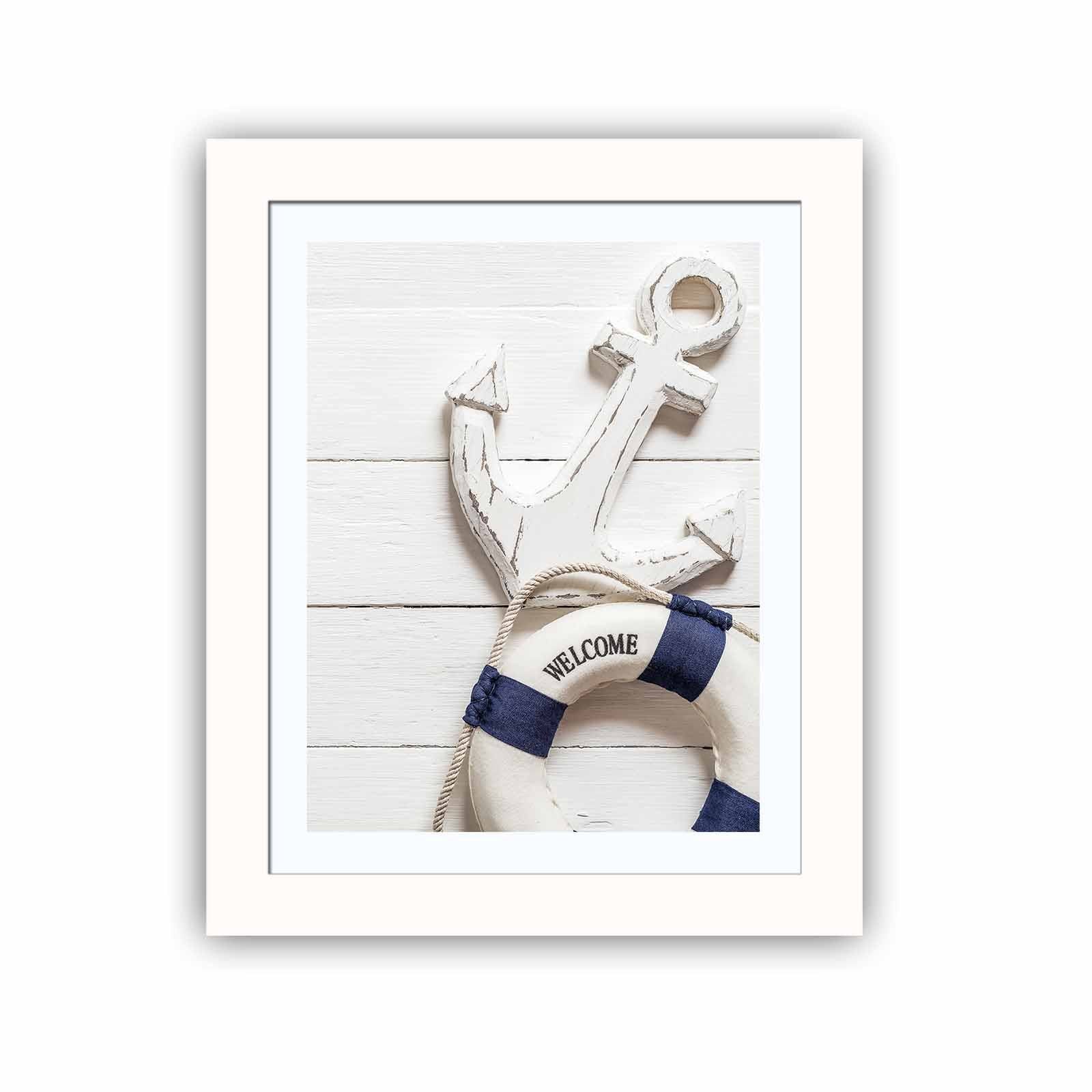 Quadro Decorativo MDF Emoldurado Multicolor BCT-077 - Arte Moderna para Decoração de Interiores 23,5x28,5cm