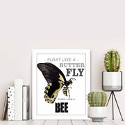 Quadro Decorativo MDF Emoldurado Multicolor BCT-080 - Arte Moderna para Decoração de Interiores 23,5x28,5cm