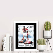 Quadro Decorativo MDF Emoldurado Multicolor BCT-082 - Arte Moderna para Decoração de Interiores 23,5x28,5cm