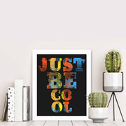 Quadro Decorativo MDF Emoldurado Multicolor BCT-084 - Arte Moderna para Decoração de Interiores 23,5x28,5cm