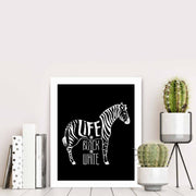 Quadro Decorativo MDF Emoldurado Multicolor BCT-086 - Arte Moderna para Decoração de Interiores 23,5x28,5cm