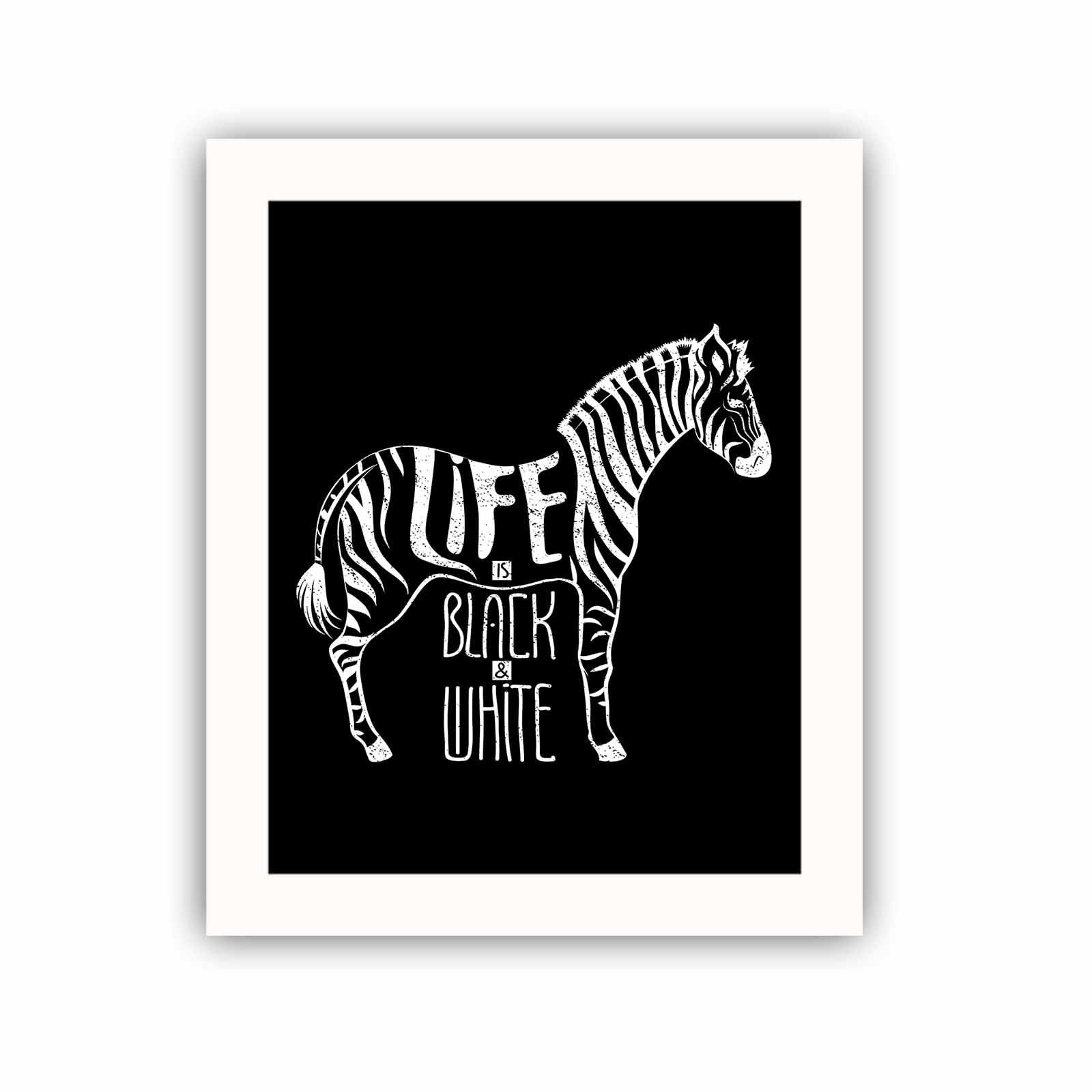 Quadro Decorativo MDF Emoldurado Multicolor BCT-086 - Arte Moderna para Decoração de Interiores 23,5x28,5cm