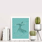 Quadro Decorativo MDF Emoldurado Multicolor BCT-087 - Arte Moderna para Decoração de Interiores 23,5x28,5cm