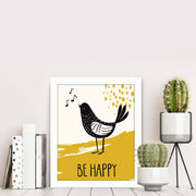 Quadro Decorativo MDF Emoldurado BCT-090 Multicolor 23,5x28,5cm - Arte Moderna para Decoração de Interiores