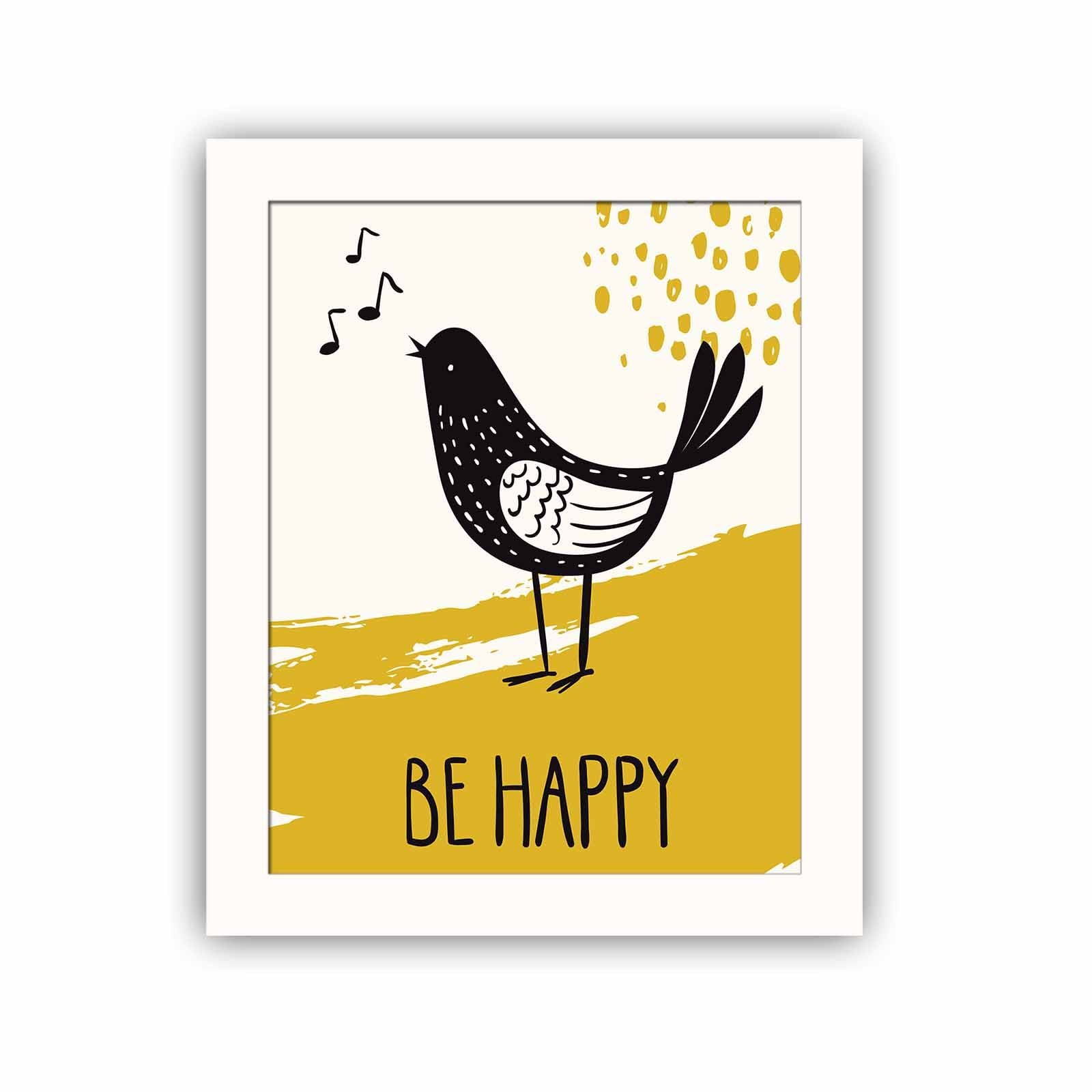 Quadro Decorativo MDF Emoldurado BCT-090 Multicolor 23,5x28,5cm - Arte Moderna para Decoração de Interiores