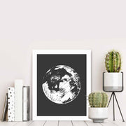 Quadro Decorativo MDF Emoldurado Multicolor BCT-095 - Arte Moderna para Decoração de Interiores 23,5x28,5cm