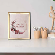 Quadro Decorativo MDF Multicolor com Moldura PVC 23,5x28,5cm - Arte Moderna para Decoração de Interiores