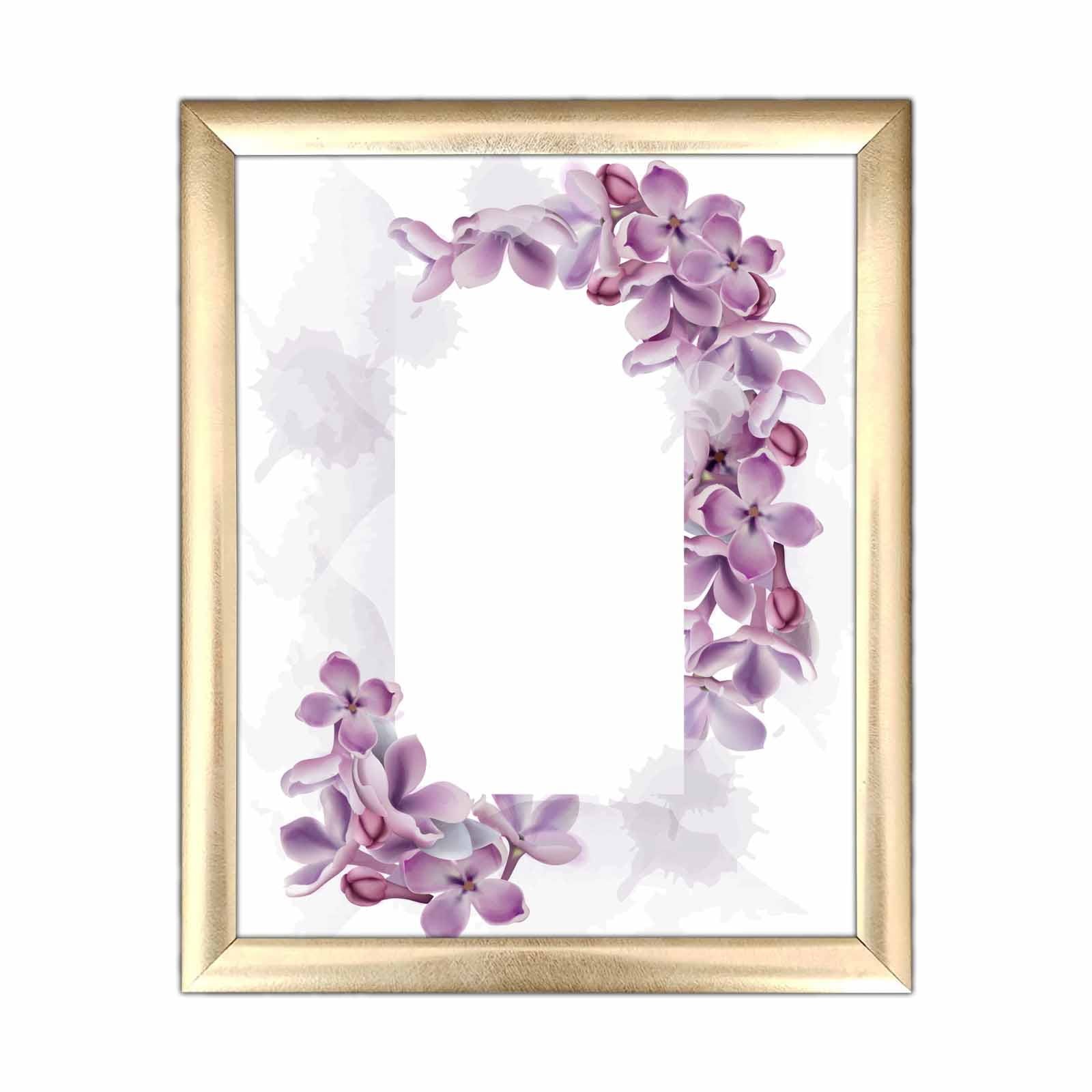 Quadro Decorativo MDF Multicolor com Moldura PVC 23,5x28,5cm - Arte Moderna para Decoração de Interiores
