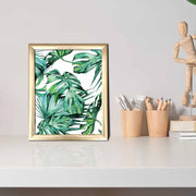 Quadro Decorativo MDF Multicolor com Moldura PVC 23,5x28,5cm - Arte Moderna para Decoração de Interiores