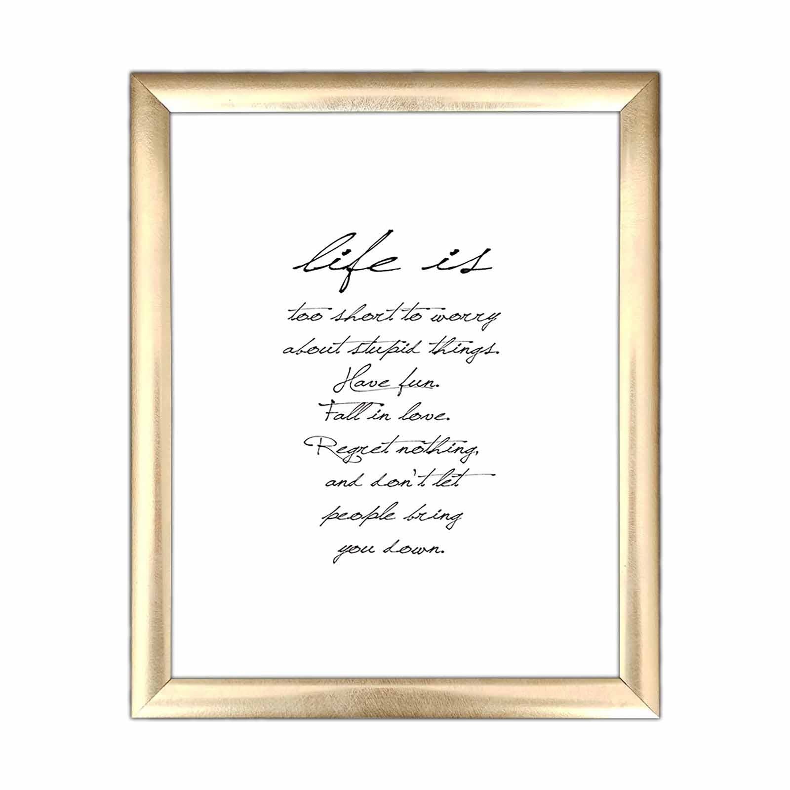 Quadro Decorativo MDF Multicolor com Moldura PVC 23,5x28,5cm - Arte Moderna para Decoração de Interiores