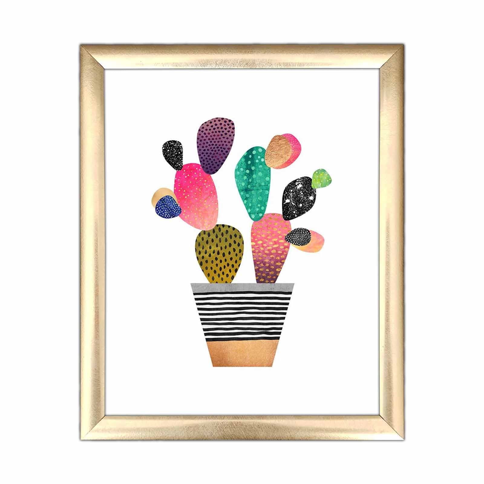 Quadro Decorativo MDF Emoldurado Multicolor 23,5x28,5cm - Arte Moderna para Transformar o Seu Espaço