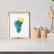 Quadro Decorativo MDF Multicolor com Moldura PVC 23,5x28,5cm - Arte Moderna para Decoração de Interiores