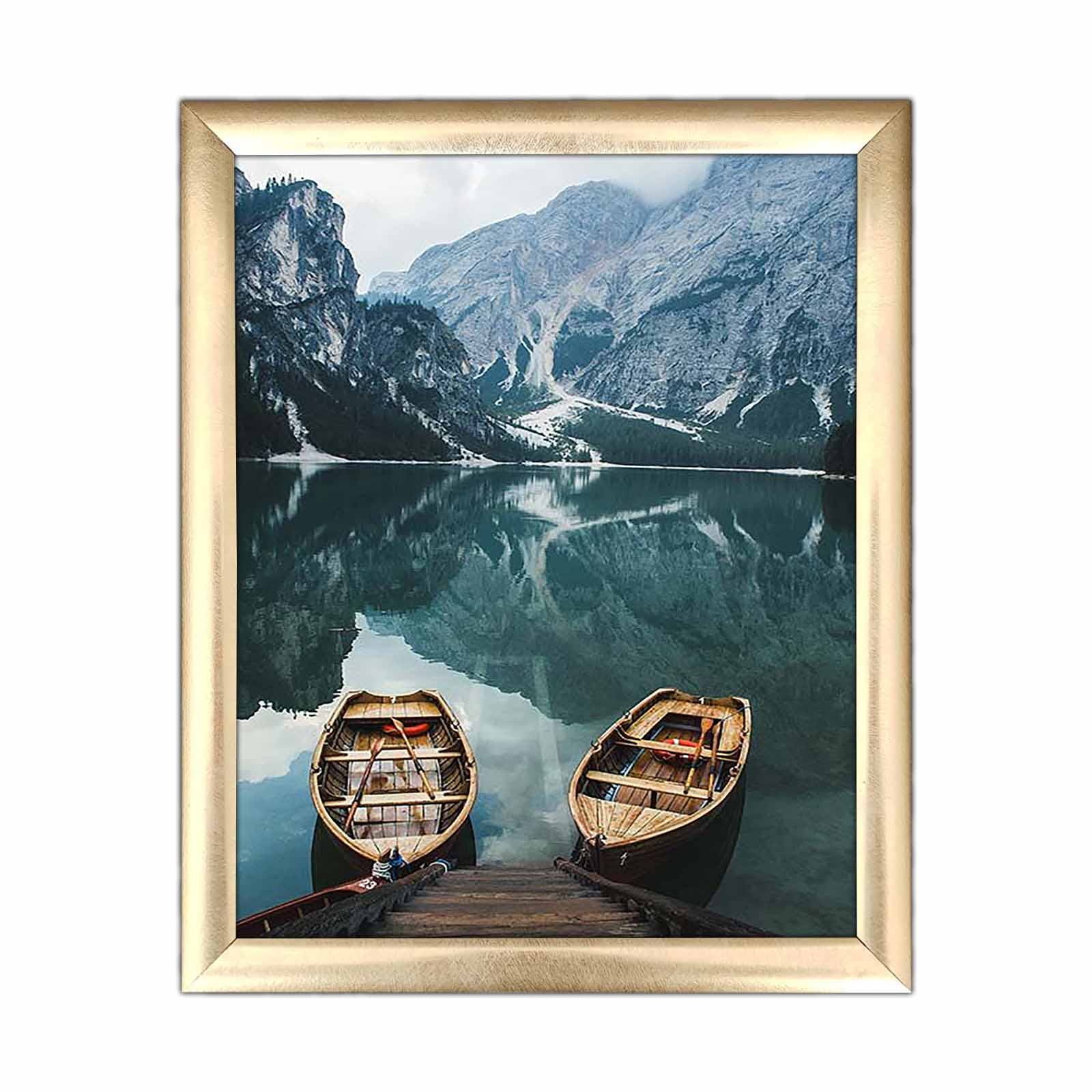 Quadro Decorativo MDF Multicolor com Moldura PVC 23,5x28,5cm - Arte Moderna para Decoração de Interiores