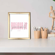 Quadro Decorativo MDF Multicolor com Moldura PVC 23,5x28,5cm - Arte Moderna para Decoração de Interiores