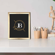 Quadro Decorativo MDF Multicolor com Moldura PVC 23,5x28,5cm - Arte Moderna para Decoração de Interiores