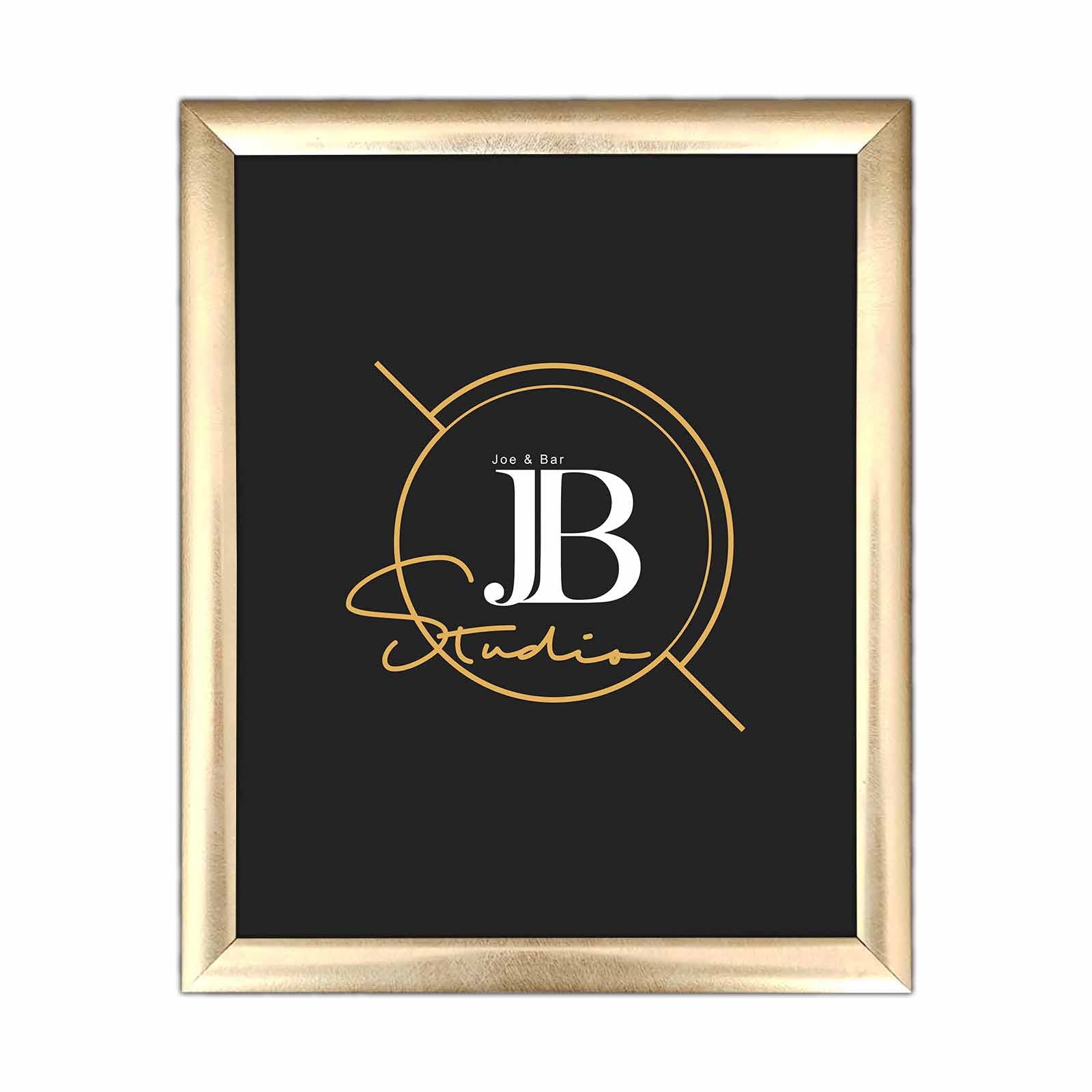 Quadro Decorativo MDF Multicolor com Moldura PVC 23,5x28,5cm - Arte Moderna para Decoração de Interiores