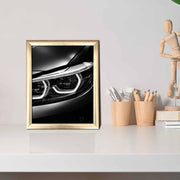 Quadro Decorativo MDF Multicolor com Moldura PVC 23,5x28,5cm - Arte Moderna para Decoração de Interiores