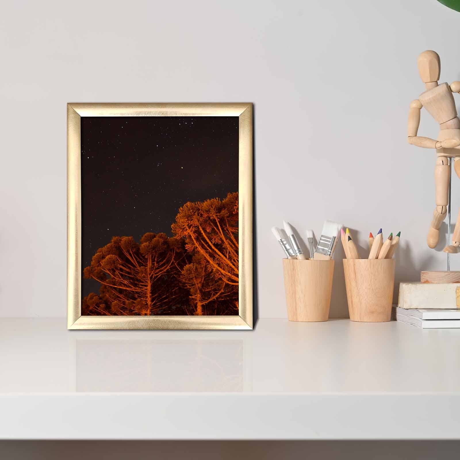 Quadro Decorativo MDF Multicolor com Moldura PVC 23,5x28,5cm - ACT-037