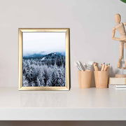 Quadro Decorativo MDF Multicolor com Moldura PVC 23,5x28,5cm - Arte Moderna para Decoração de Interiores