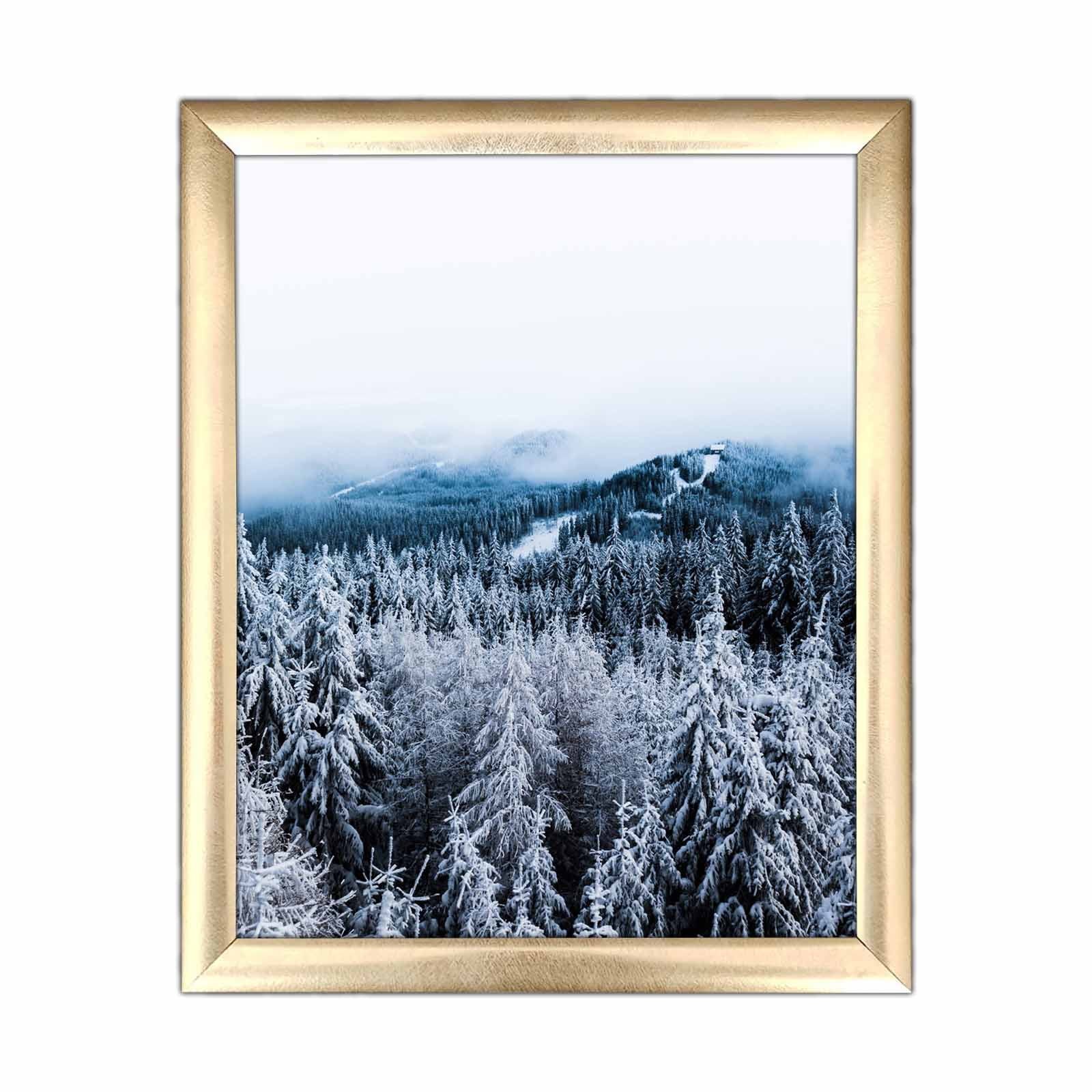 Quadro Decorativo MDF Multicolor com Moldura PVC 23,5x28,5cm - Arte Moderna para Decoração de Interiores