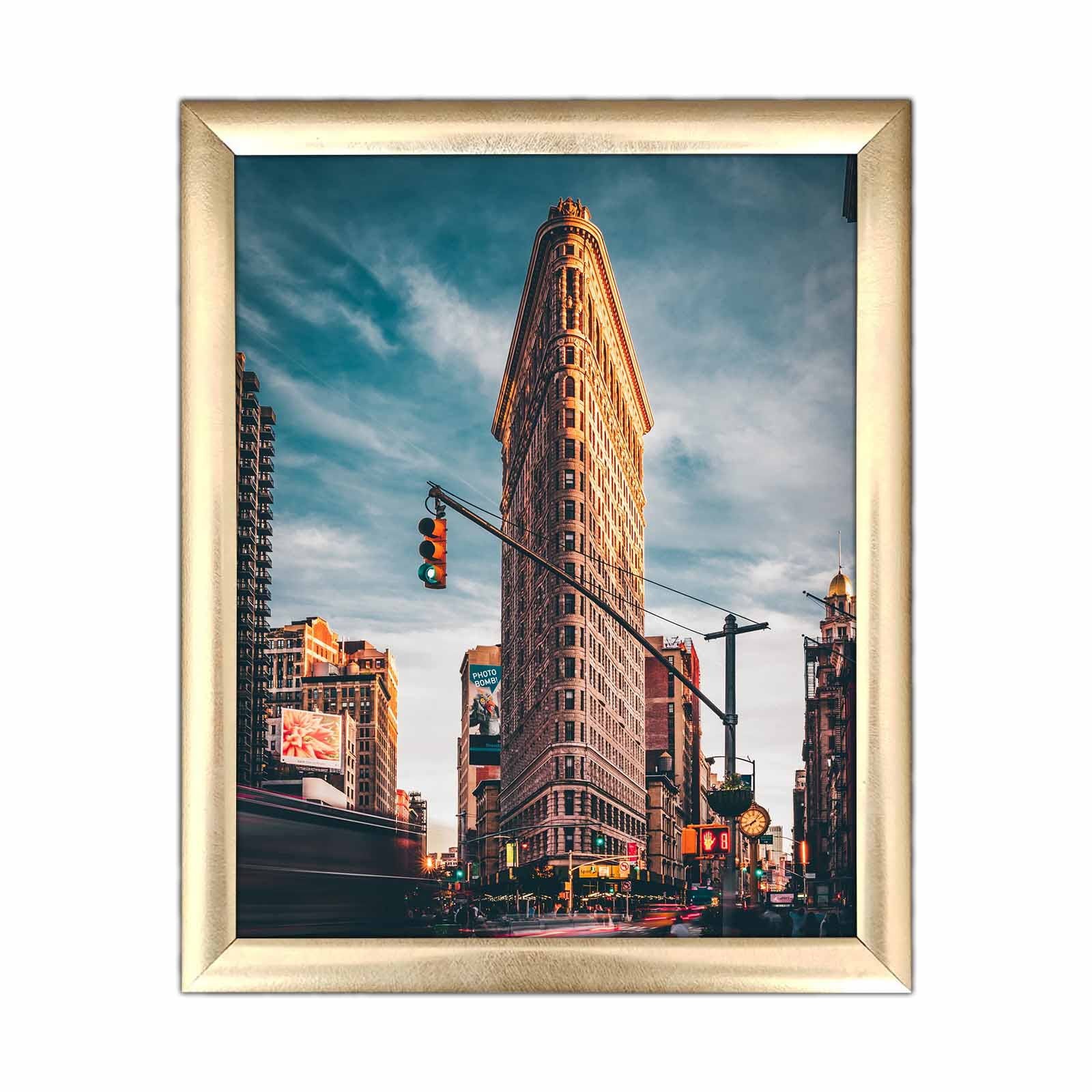 Quadro Decorativo MDF Emoldurado Multicolor 23,5x28,5cm - Arte Moderna para Transformar o Seu Espaço