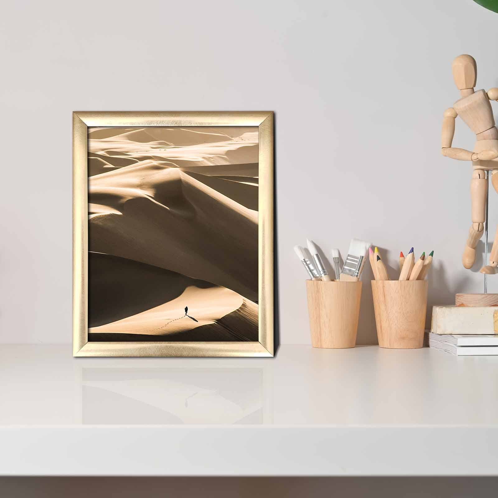 Quadro Decorativo MDF Multicolor com Moldura PVC 23,5x28,5cm - ACT-050