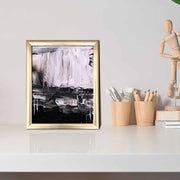 Quadro Decorativo MDF Multicolor com Moldura PVC 23,5x28,5cm - Arte Moderna para Decoração de Interiores