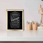 Quadro Decorativo MDF Multicolor com Moldura PVC 23,5x28,5cm - Arte Moderna para Decoração de Interiores