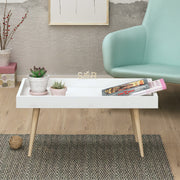 Mesa de Centro-Cross-Branco
