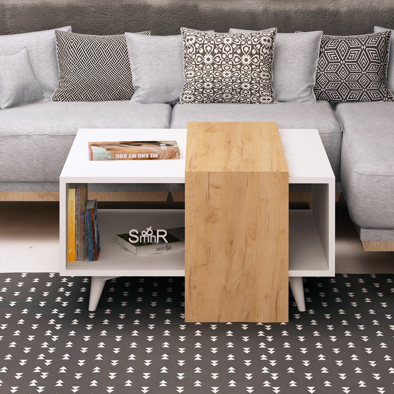 Mesa de Centro-Dowel-Carvalho
Branco