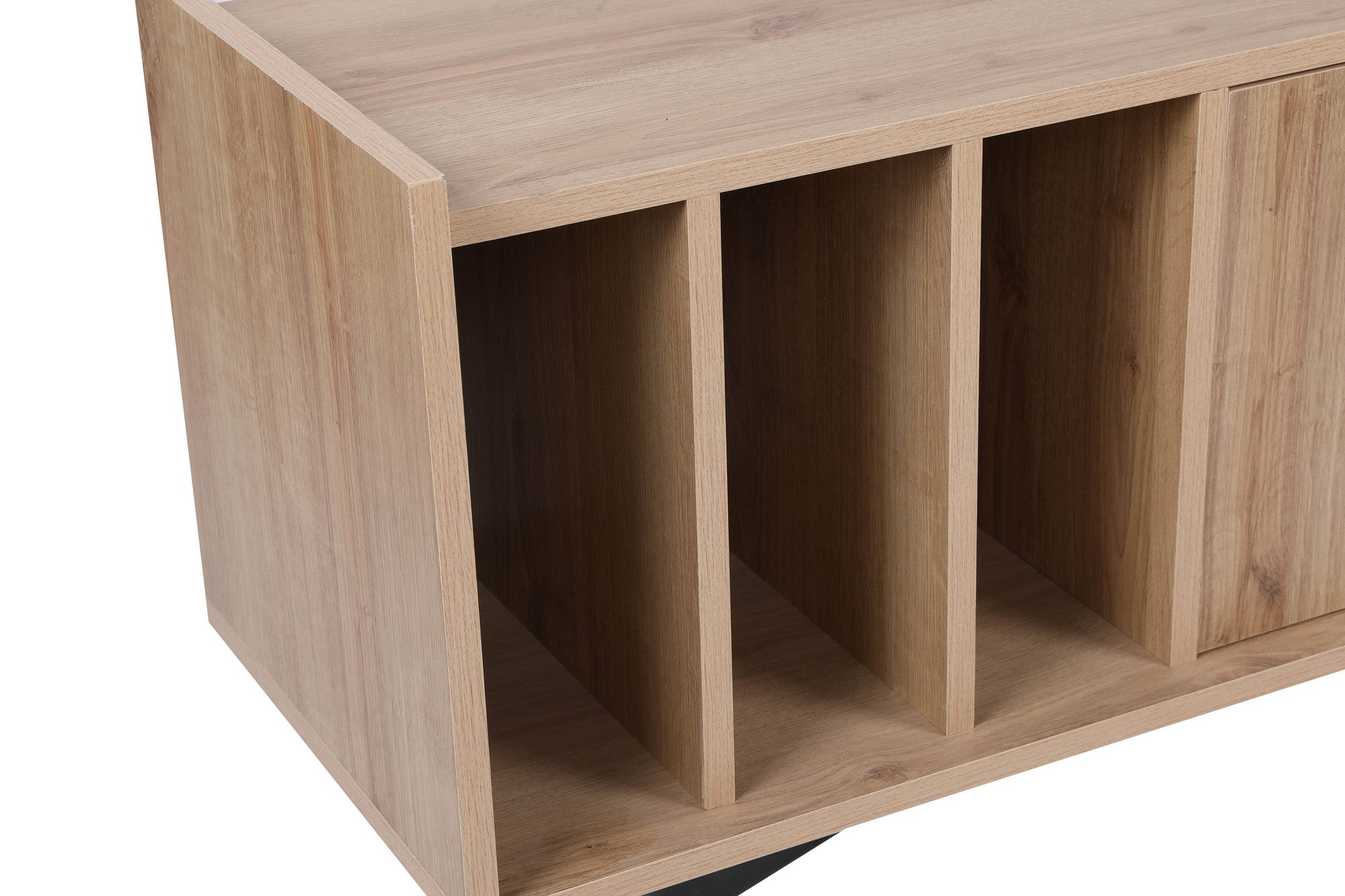 Móvel de TV – 150 cm x 40 cm x 62 cm – Carvalho – Painel de partículas com melamina