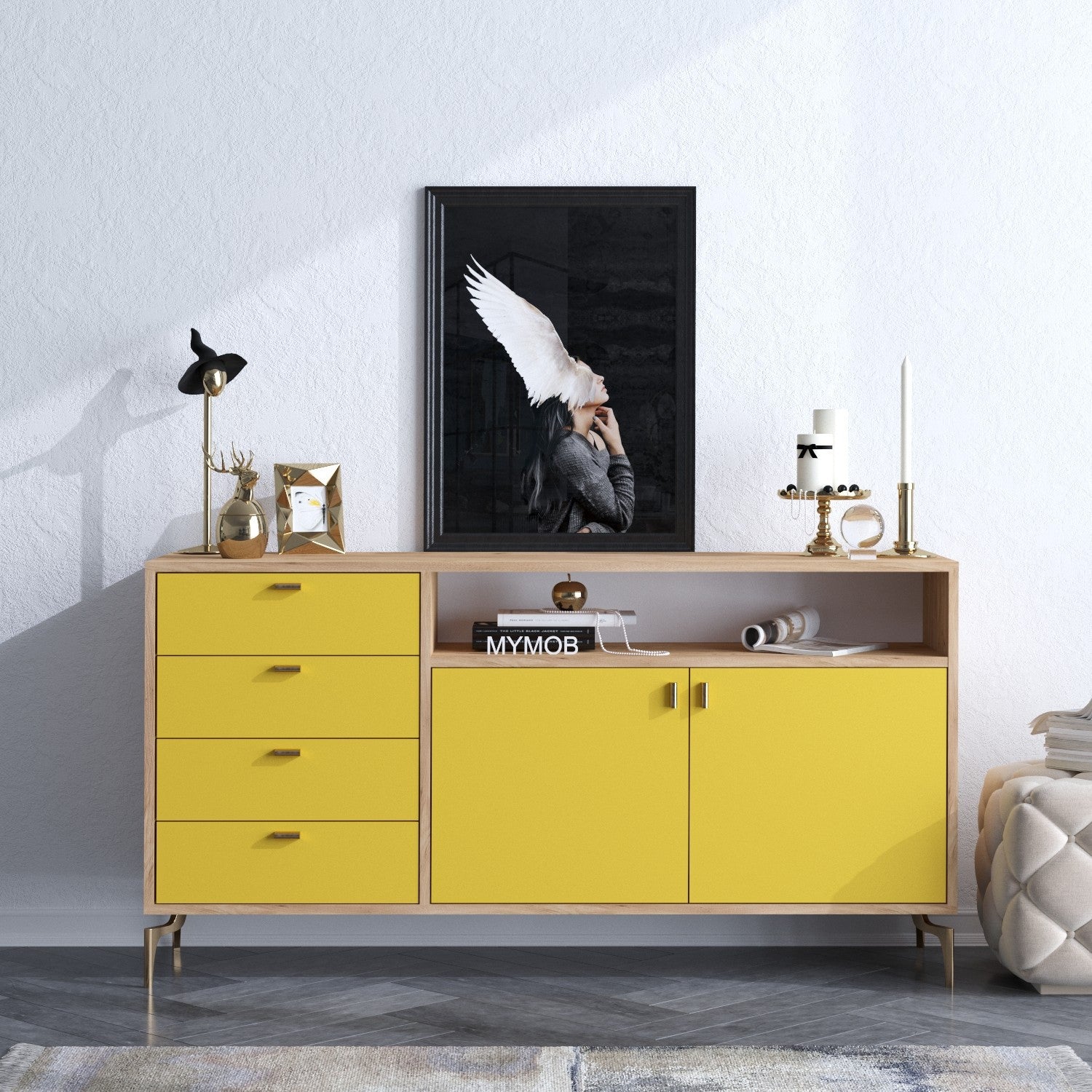 Aparador-Liora-Carvalho
Amarelo