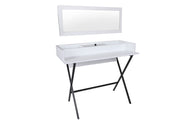 Toucador – 100cm x 50cm x 89cm – Branco – Painel de Partículas