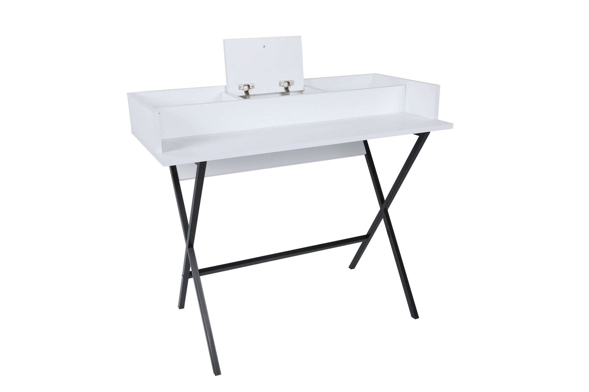 Toucador – 100cm x 50cm x 89cm – Branco – Painel de Partículas