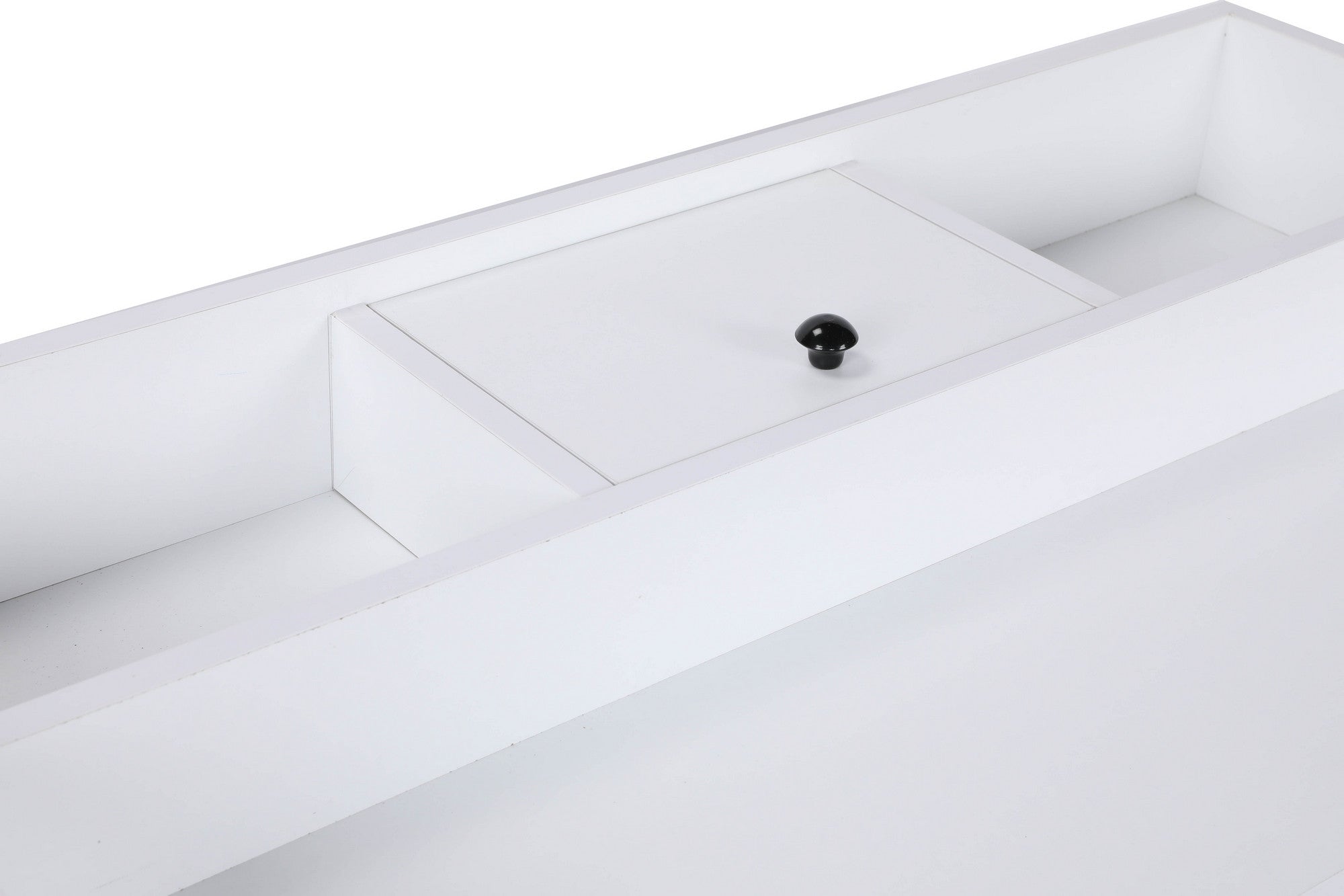 Toucador – 100cm x 50cm x 89cm – Branco – Painel de Partículas