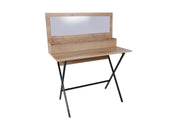 Toucador – 100 cm x 50 cm x 124 cm – Carvalho e Preto – Painéis de Partículas