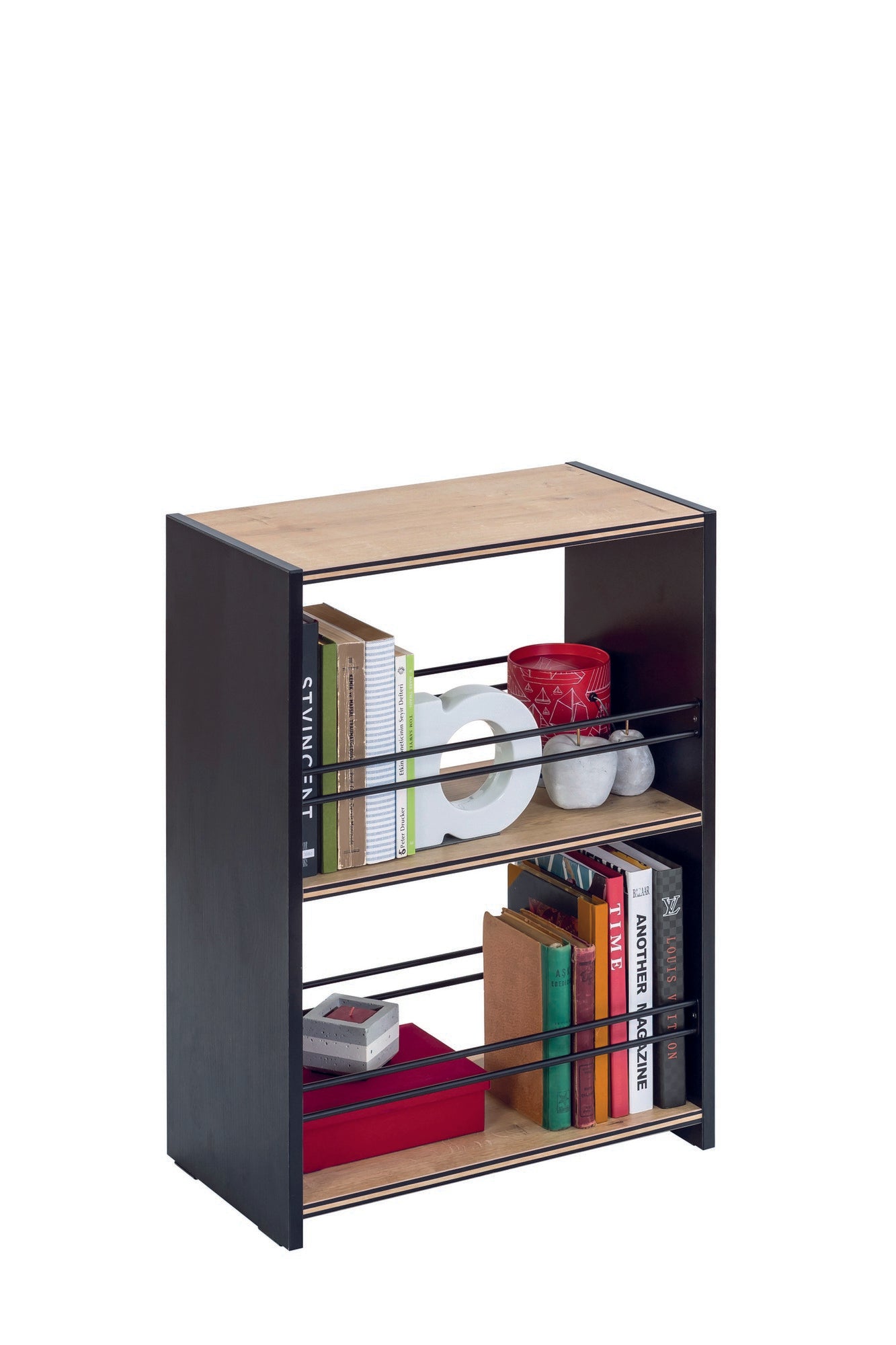 Estante Multicolor com Portas de Fecho Suave - Segura para Crianças, Montagem na Parede, Múltiplas Prateleiras