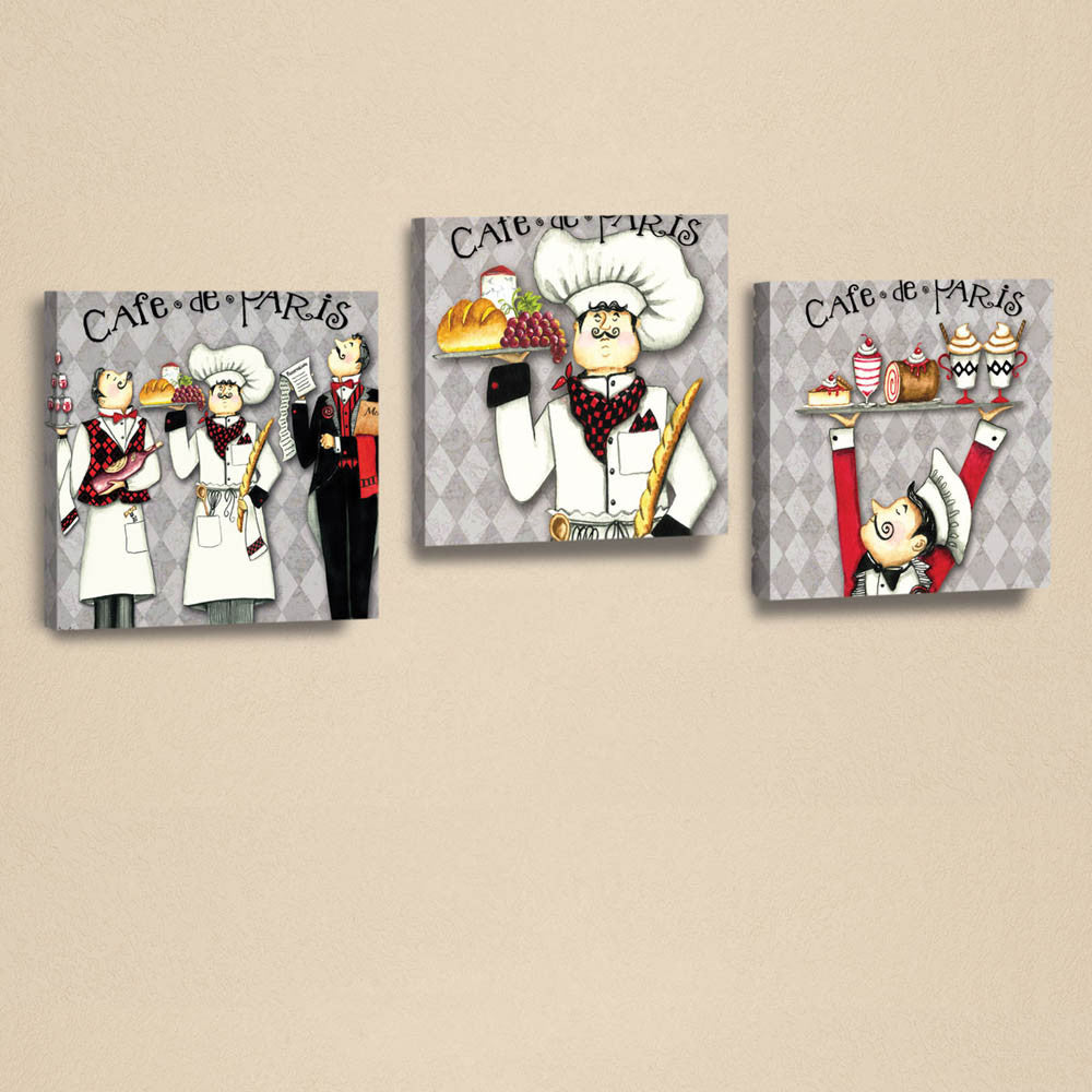 Conjunto Decorativo de 3 Quadros em Pele PU - Arte Moderna para Parede 33x33cm com Moldura de Pinho