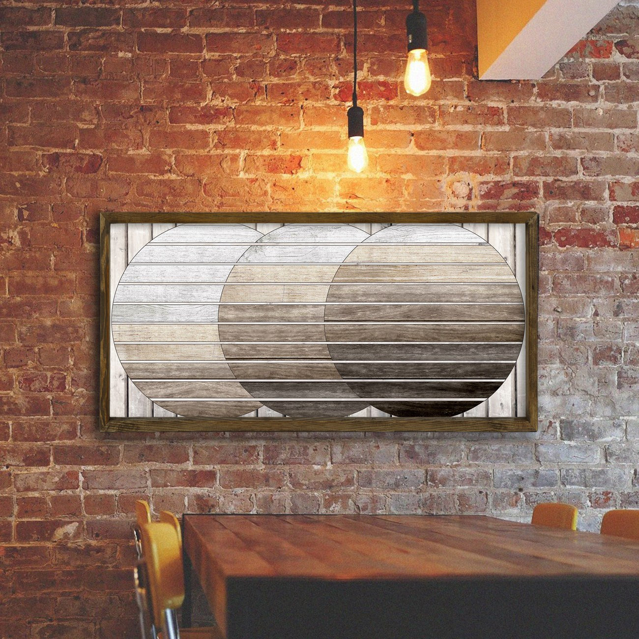 Quadro Decorativo em MDF emoldurado – 120 x 60 cm – madeira de pinho – 100% MDF