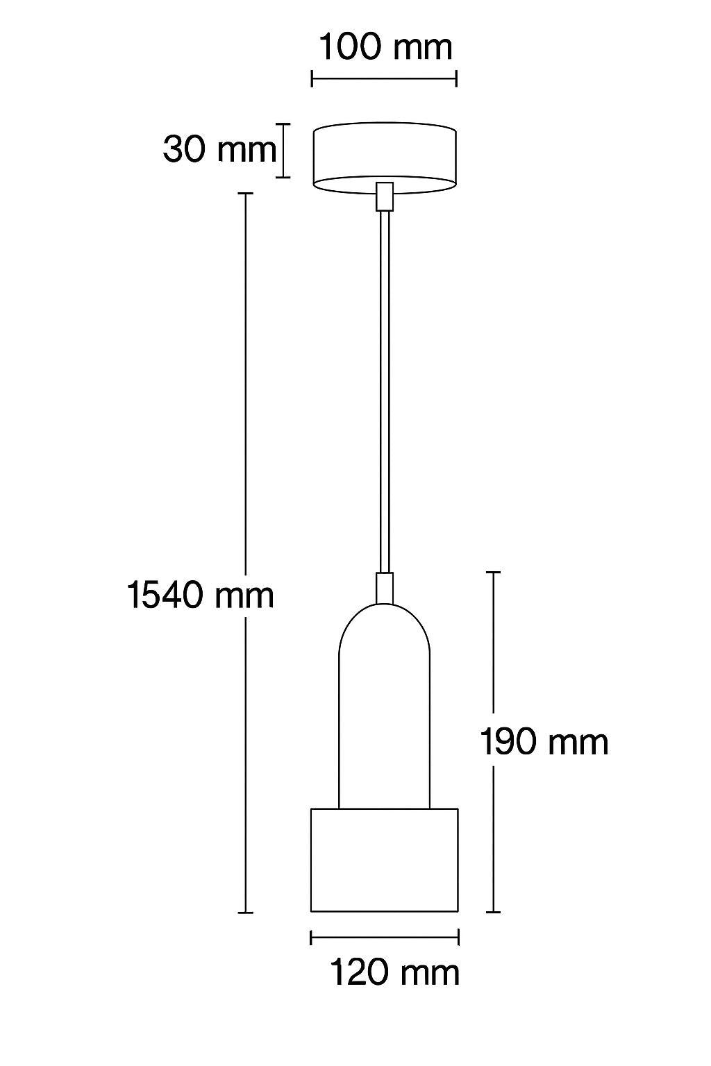 Candeeiro de Teto – 24 a 154 cm – Bege – Madeira