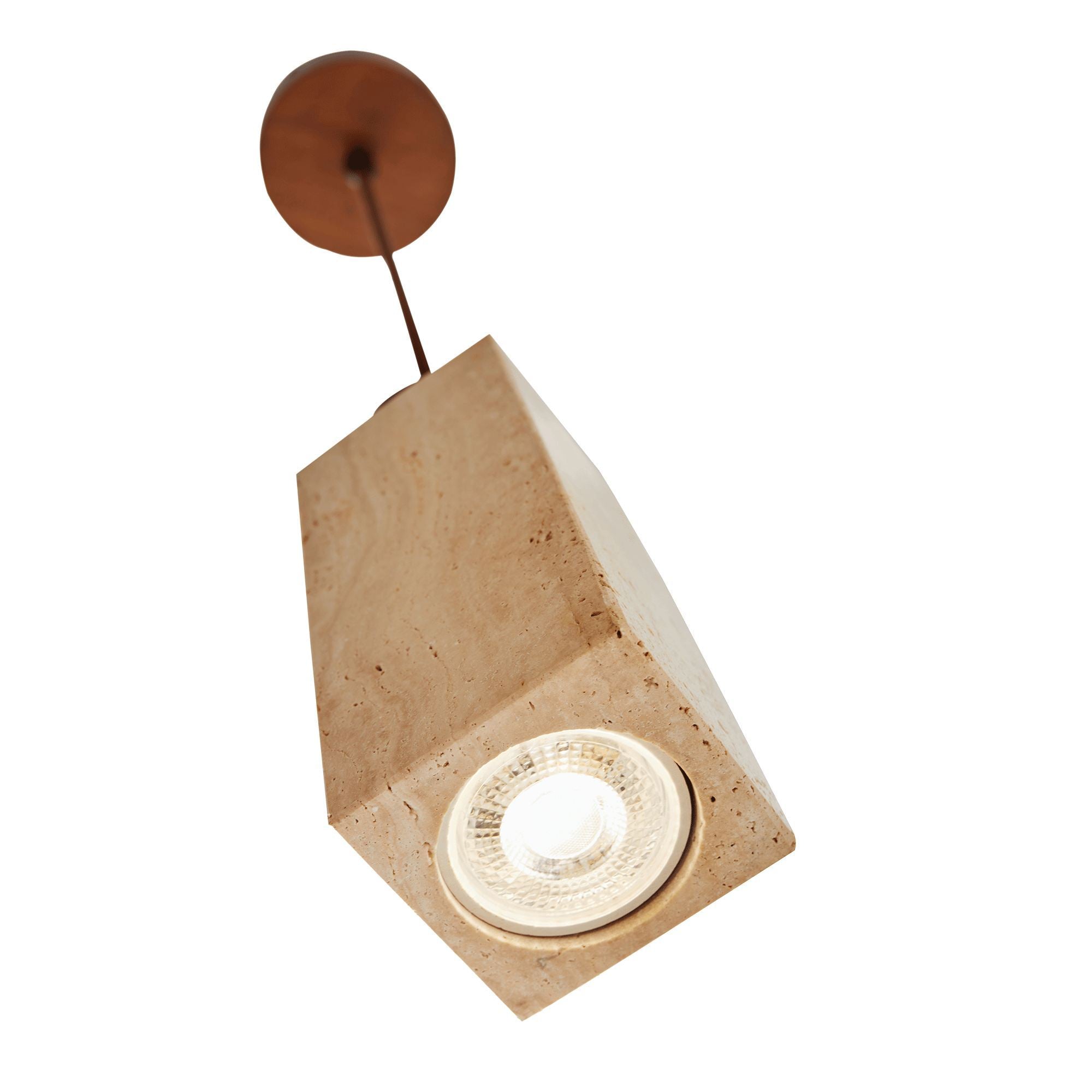 Candeeiro de Teto – 23 - 153 cm – Bege e Noz – Madeira