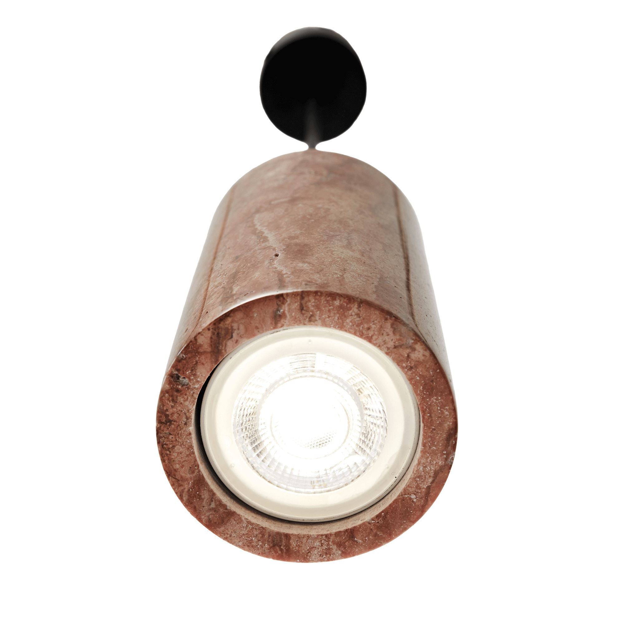 Candeeiro de Teto – 18-150 cm – Burgundy – Metal e Mármore