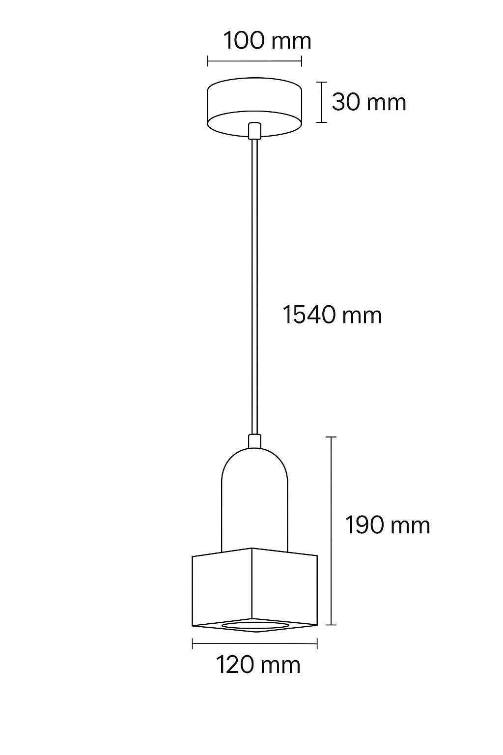 Candeeiro de Teto – 24 - 154 cm – Bege e Nogueira – Madeira