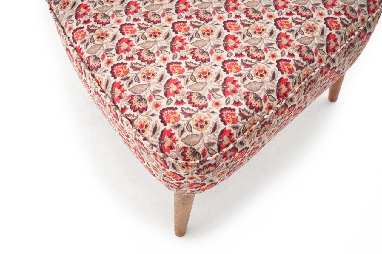Poltrona – 65x80x65 cm – 100% Poliéster – Madeira de Carpa