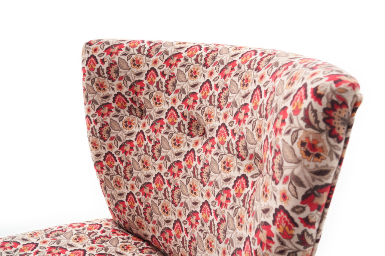 Poltrona – 65x80x65 cm – 100% Poliéster – Madeira de Carpa