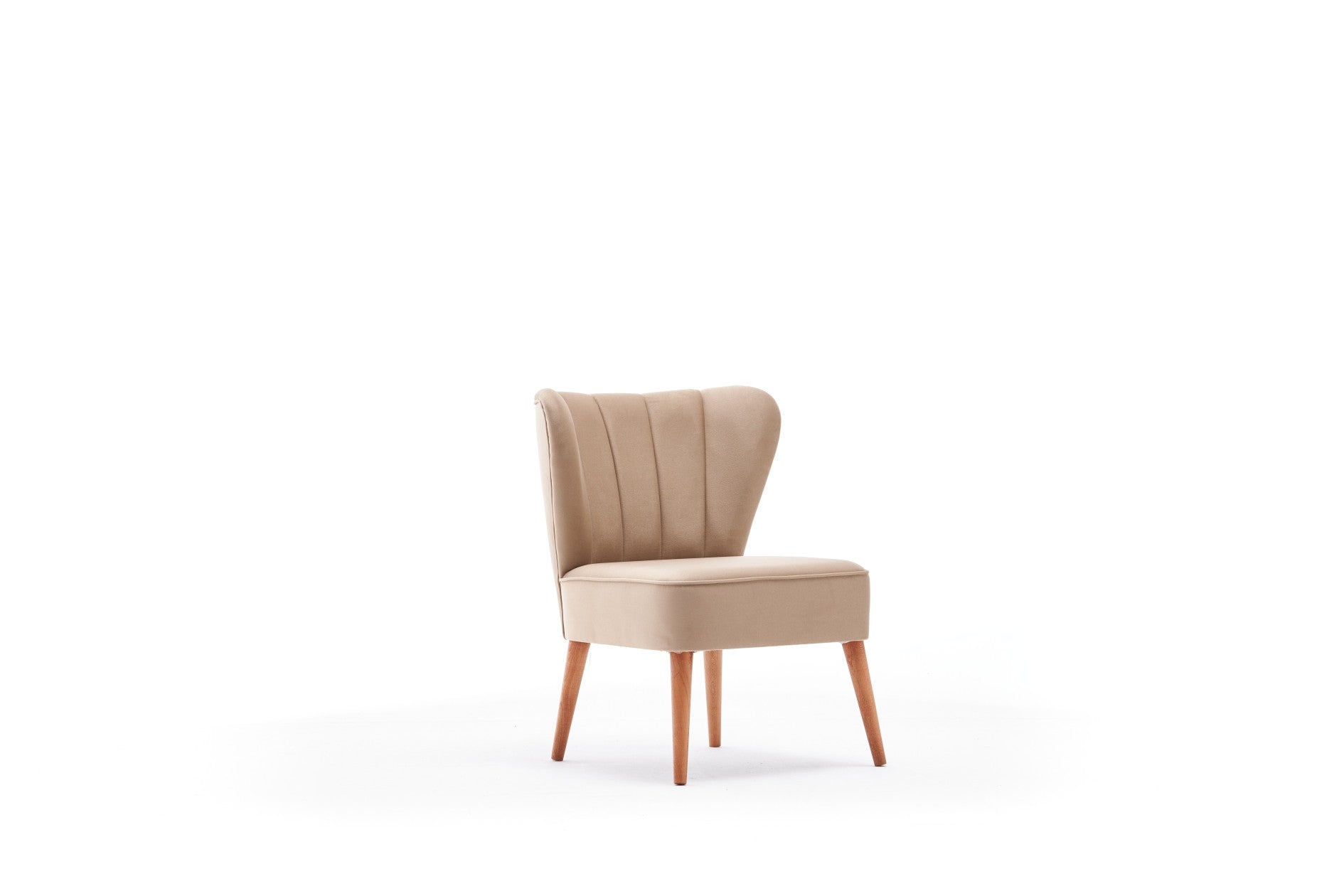 Poltrona – 65x65x80 cm – Creme – Madeira de faia