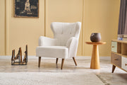 Poltrona Elegante – 73 x 87 x 80 cm – Creme – Chenille